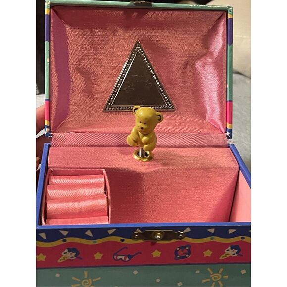 Vintage Sanrio Music Jewelry Box Tweedle Dee Dee Bear - Picture 7 of 10